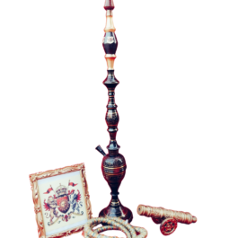 3.ROYAL BRASS HUKKA MAHARAJA STYLE
