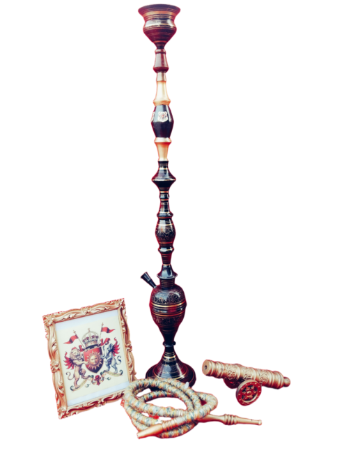 3.ROYAL BRASS HUKKA MAHARAJA STYLE