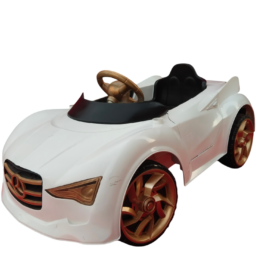WHITE SPORTS CAR
