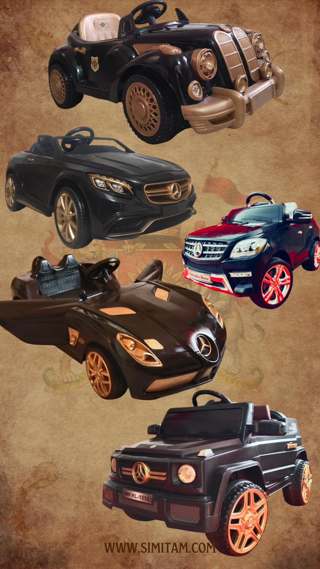 2.INTERNATIONAL KID RIDE ON CAR COLLECTION