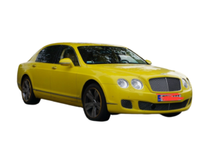 BENTLEY YELLOW CAR