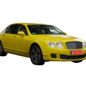 BENTLEY YELLOW CAR