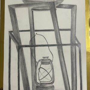 Pencil art painting